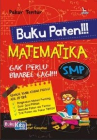 Image of Buku Paten!!! Matematika SMP