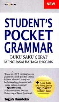 Image of Student's Pocket Grammar : Buku Saku Cepat Menguasai Bahasa Inggris