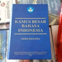 Image of Kamus Besar Bahasa Indonesia