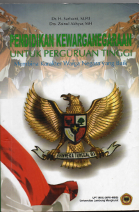 Image of Pendidikan Kewarganegaraan Untuk Perguruan Tinggi